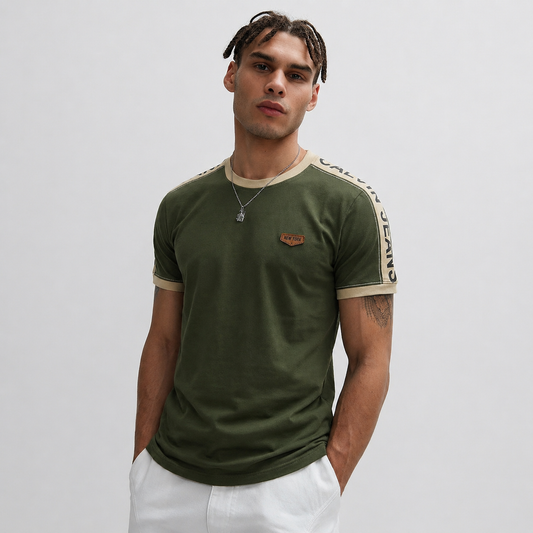 Men’s Contrast Trim Short Sleeve Tee