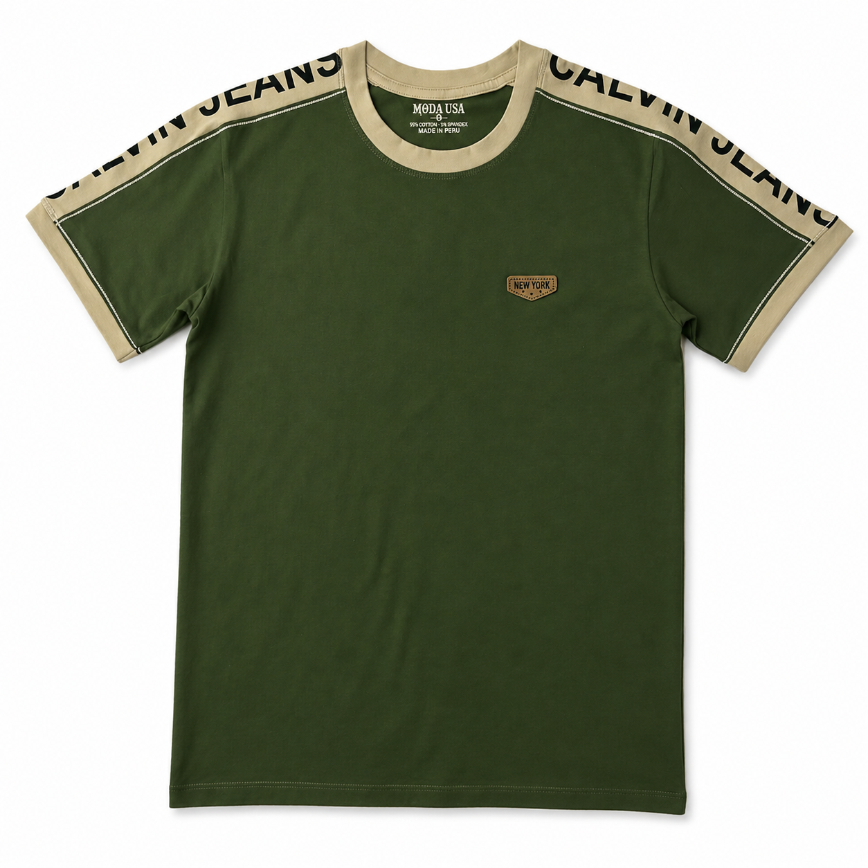 Men’s Contrast Trim Short Sleeve Tee