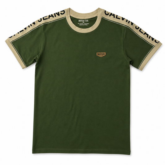 Men’s Contrast Trim Short Sleeve Tee