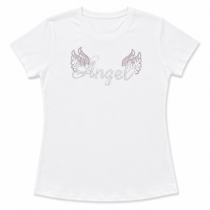Women’s Angel Rhinestone Tee