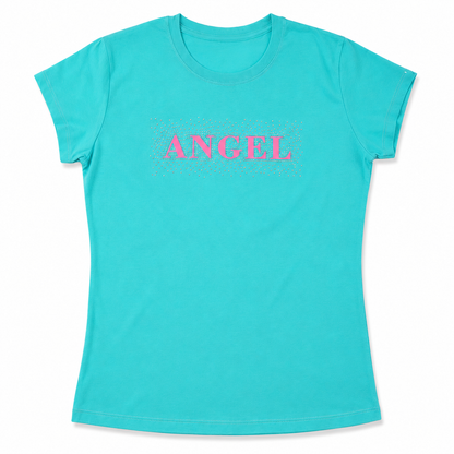 Women’s Angel Rhinestone Tee