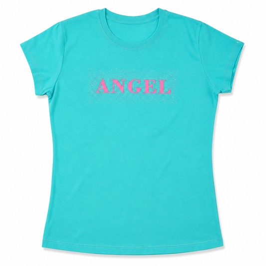 Women’s Angel Rhinestone Tee