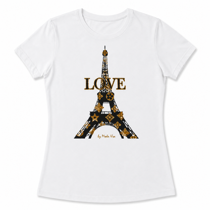 Women’s Paris Love Glitter Tee