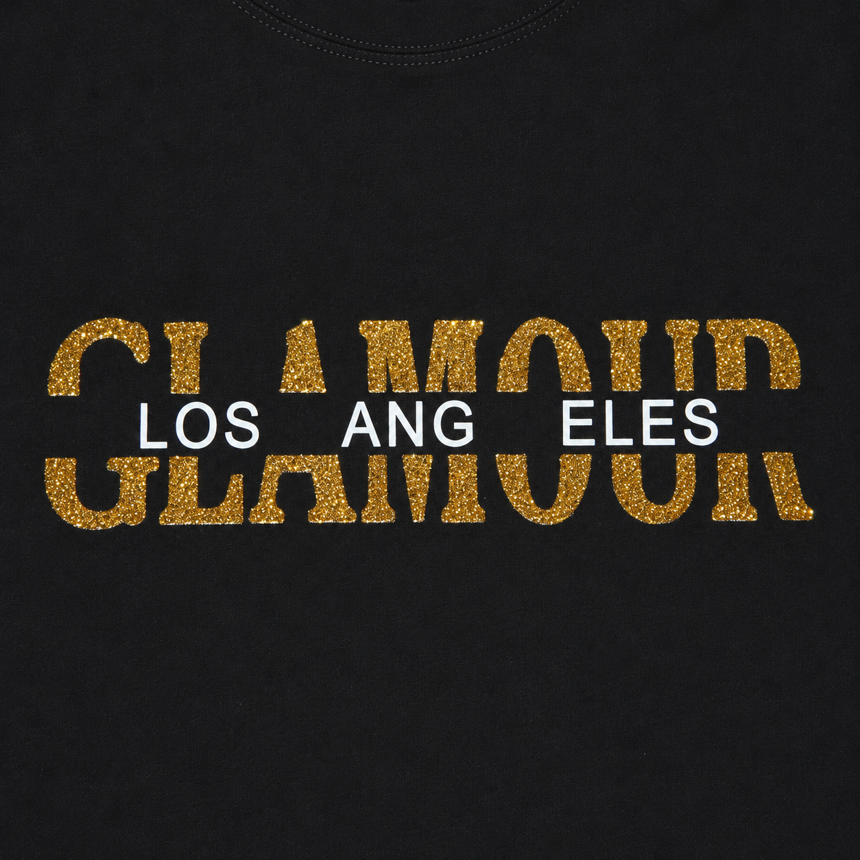 Women’s Glamour LA Glitter Tee