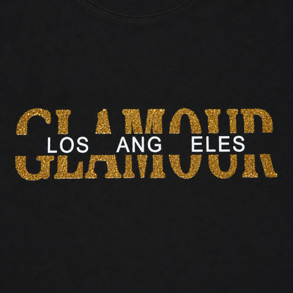Women’s Glamour LA Glitter Tee