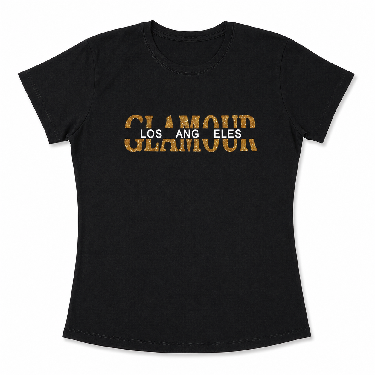 Women’s Glamour LA Glitter Tee