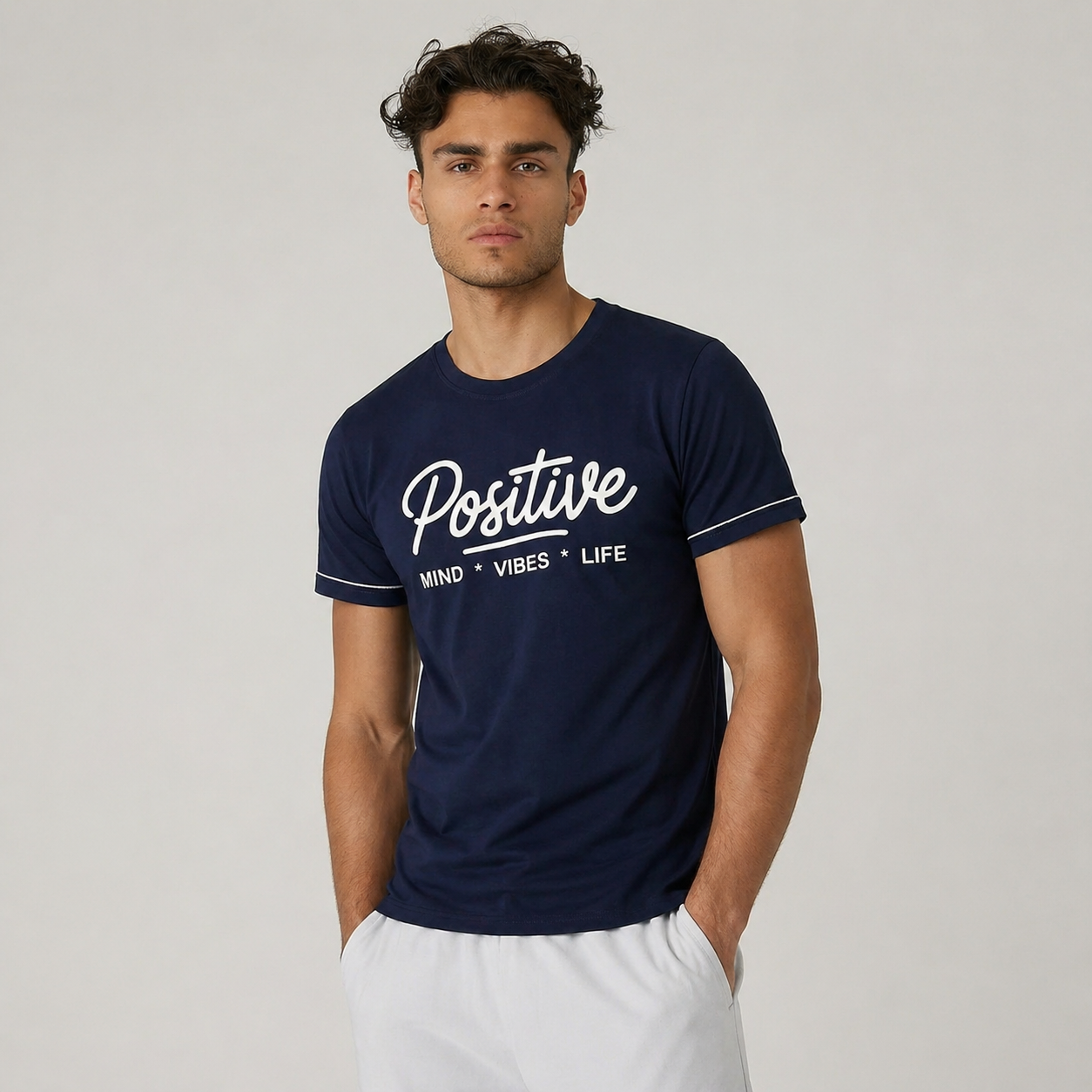 Men’s Positive Script Short Sleeve Tee