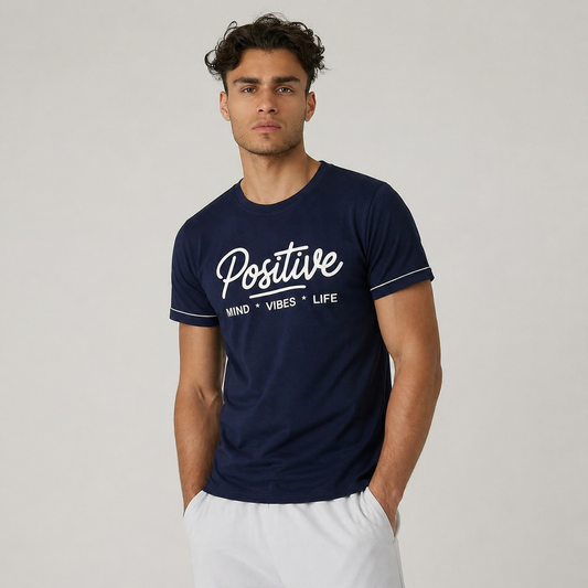 Men’s Positive Script Short Sleeve Tee
